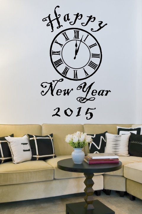Happy New Year Wall Decals