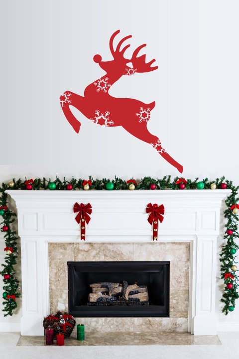 Christmas Wall Decals - Rudolph