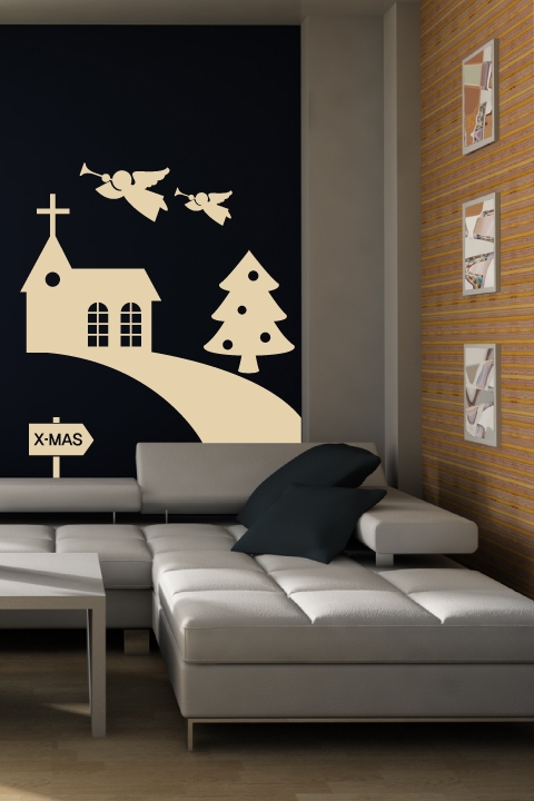 Christmas Wall Decals - Holiday Trail