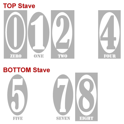 CUST Top and Bottom Stave