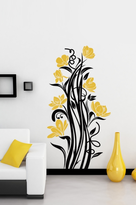 Organic Sketch Standing Wall Decals