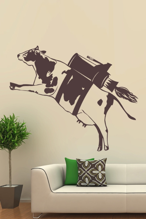 Floating Cows Wall Decals