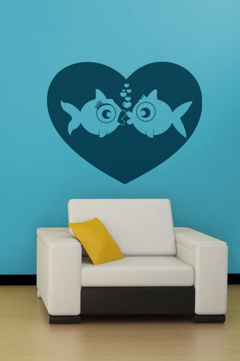 Fish Love - Wall Decals