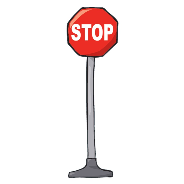 Stop Sign Kids Wall Decals