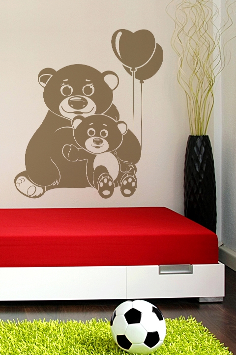 Bear and Cub - Wall Decals