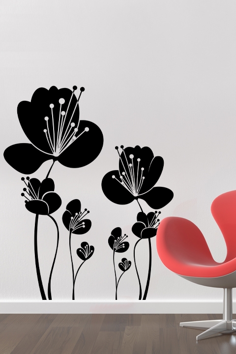 Lovely Flowers 1-Wall Decals