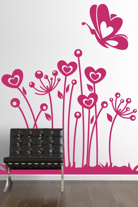 Lovely Flowers 2-Wall Decals