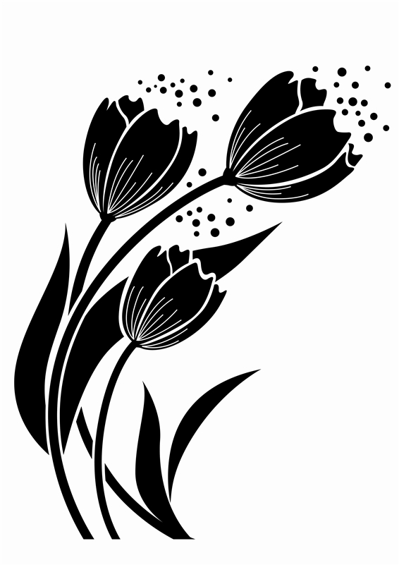 Lovely Flowers 3 -Wall Decals