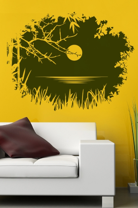 Entry Through Branches-Wall Decals