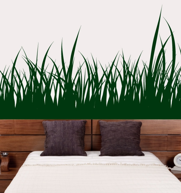 Blades of Grass Border Wall Decal, LG 32 Colors
