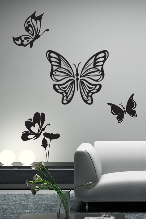 Butterfly Flight Wall Decals