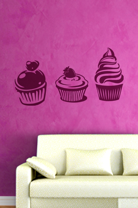 Cupcakes Wall Decals