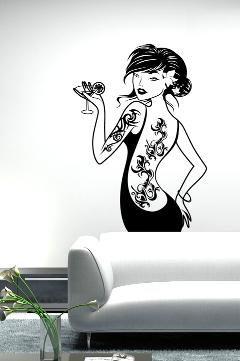 Inked Beauty Wall Decals