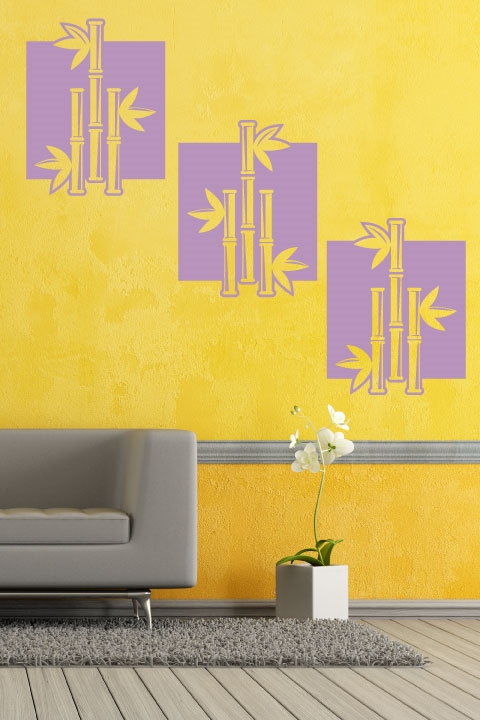 Sticks Square Wall Decals