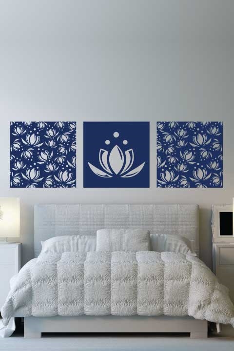 Flower Square Wall Decals
