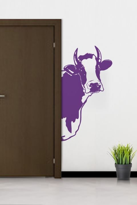 Purple Cow Wall Decals