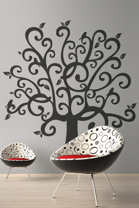 Whimsical Tree- Wall Decals