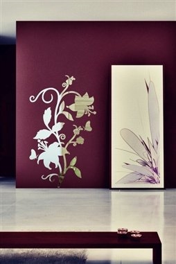 Baroque Flower-Reflective Decal