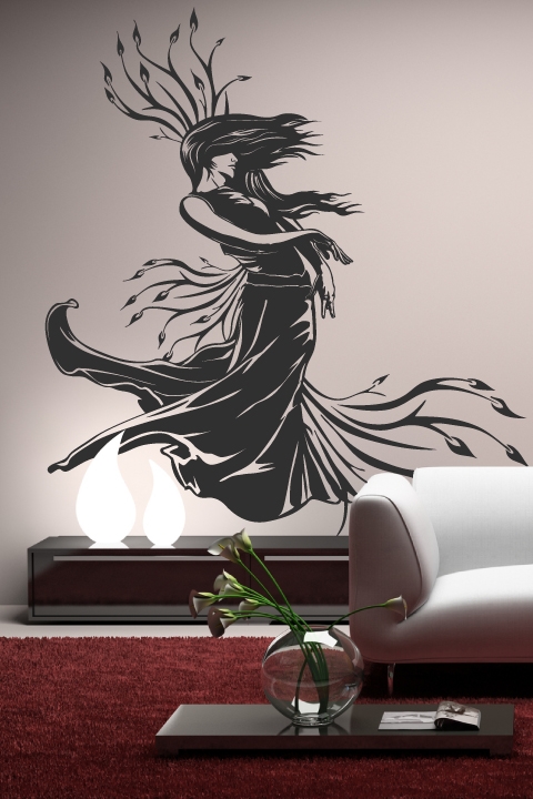 Lady Nature-Baroque Wall Decal
