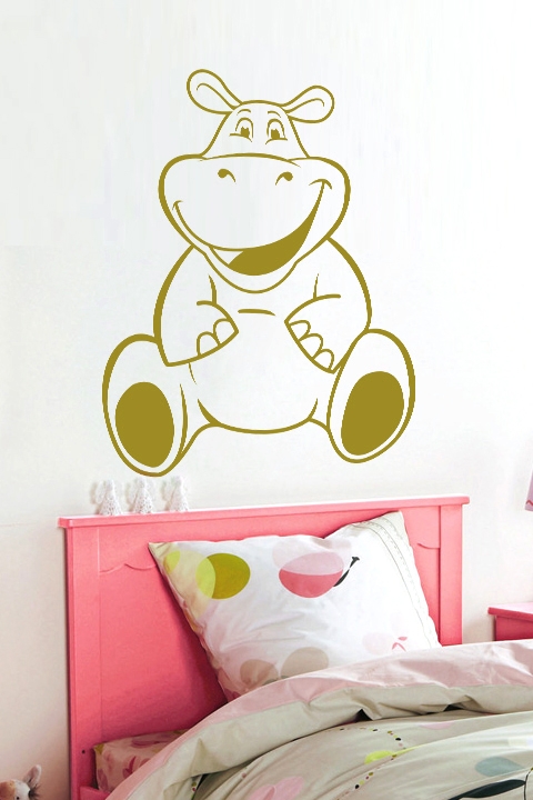 Baby Wall Decal-Hippo