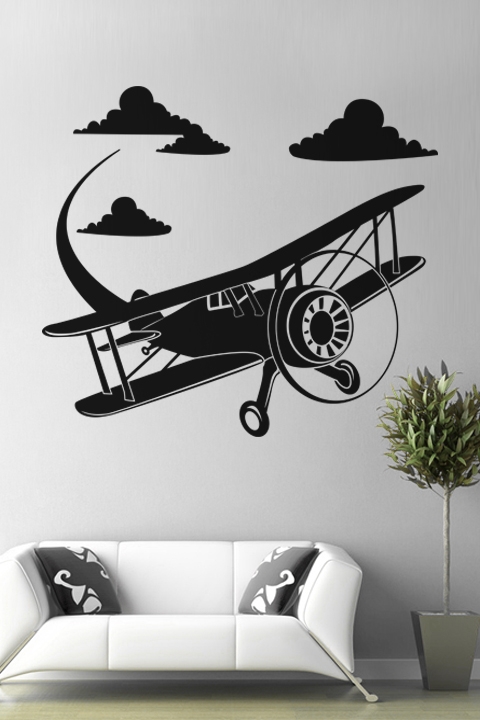 Baby Wall Decal-Airplane