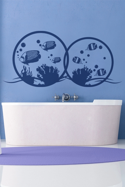 Aquarium Bubbles-Wall Decals