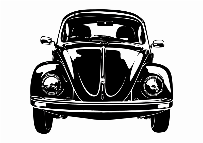 VW Bug Front-Wall Decals