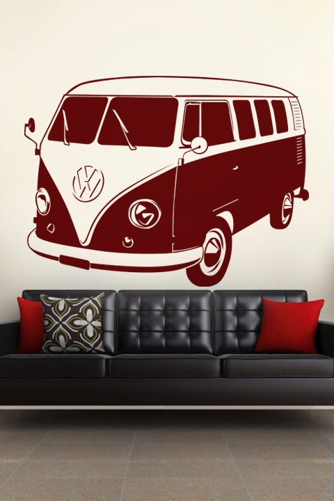 VW Bus-Wall Decals
