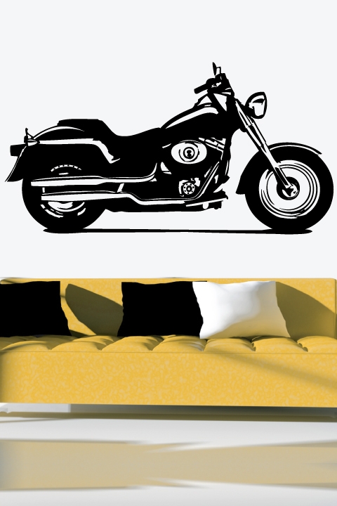 Motorcycle-Wall Decals
