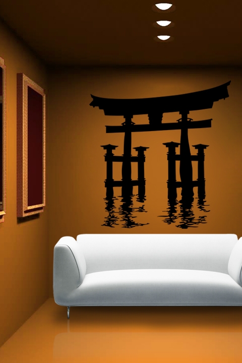 Japanese Waterway-Wall Decals