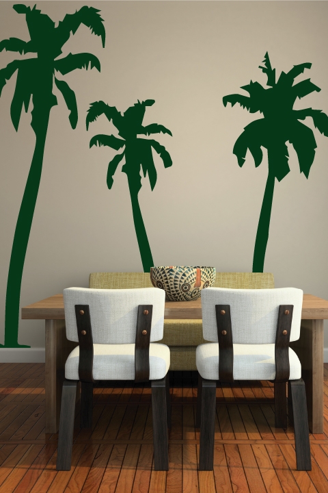 Palm Tree 3-Wall Decals