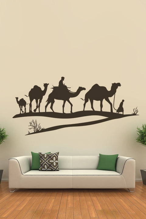 Desert by Camel-Wall Decals