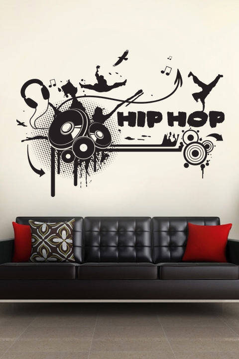 Hip Hop 2-Wall Decals