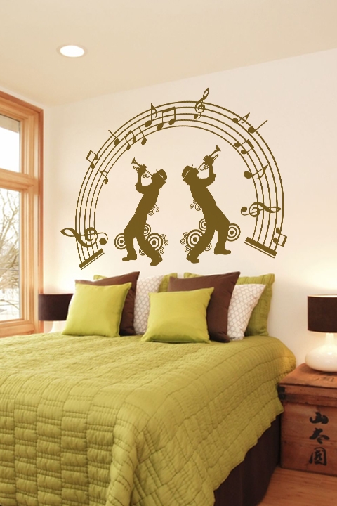 Trumpet Duo-Wall Decals
