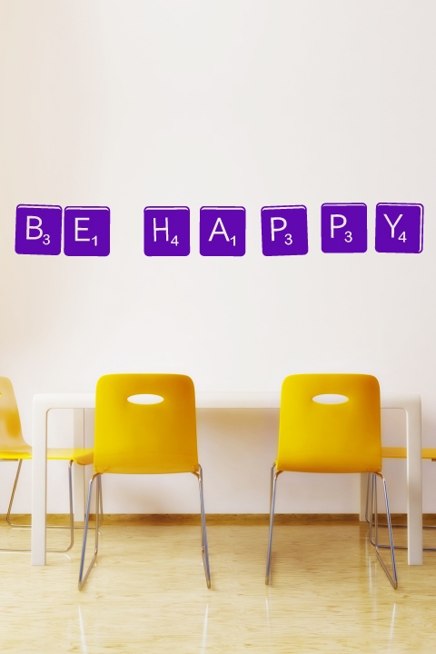 Be Happy-Wall Decals