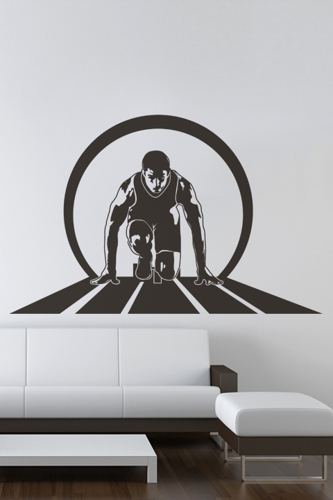Track Runner-Wall Decals