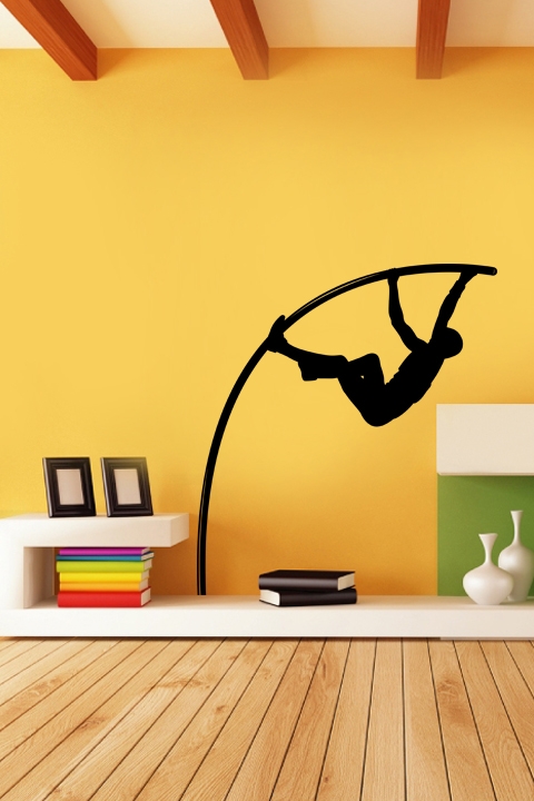 Just Go On Pole Vault-Wall Decals
