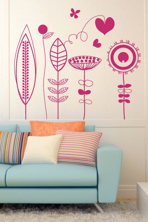 Daydream Flowers-Wall Decals