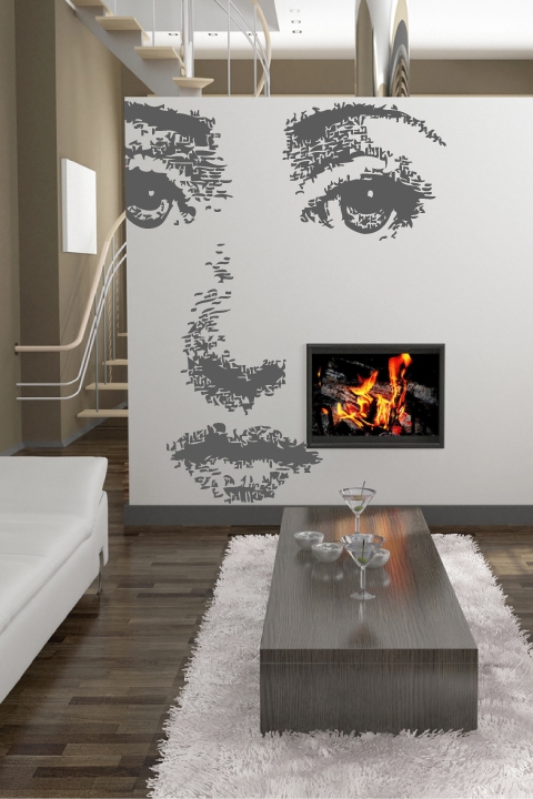 Woman 3-Wall Decals