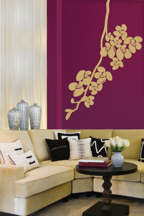 Orchid Wall Decals