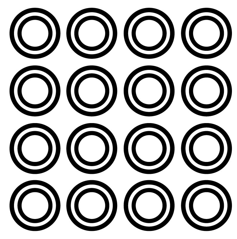 Concentric Circles Wall Decals