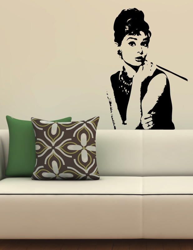 Audrey Hepburn Wall Decals
