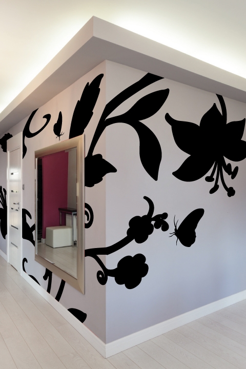 Baroque Flower-Wall Decal