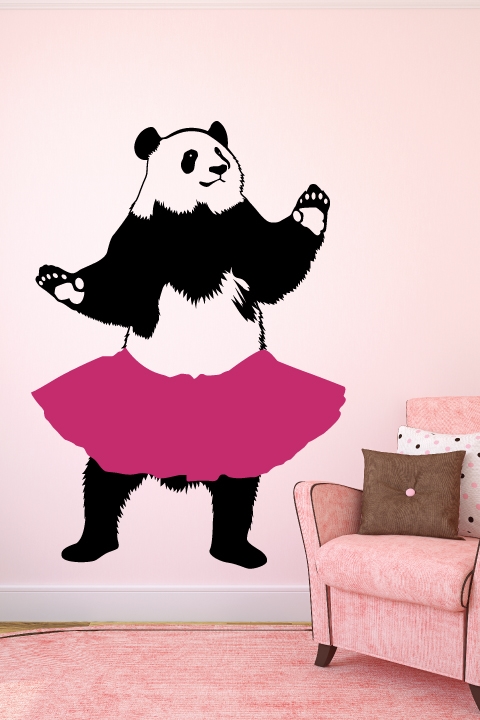 TuTu Panda Wall Decals