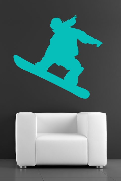 Snowboarder -Wall Decals