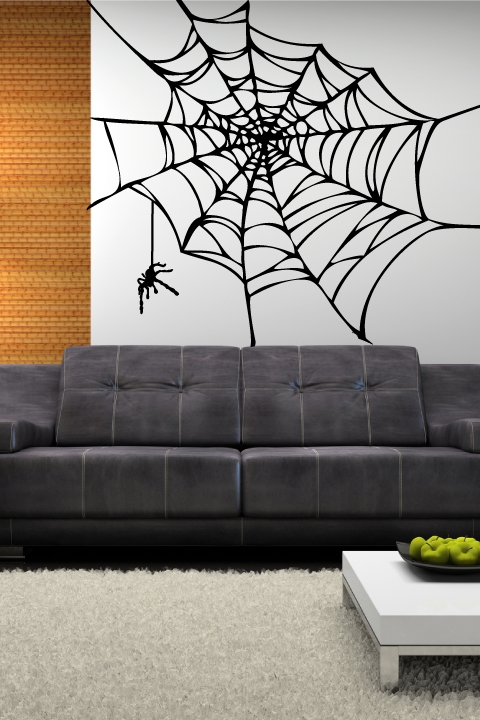 Spider Web-Wall Decals