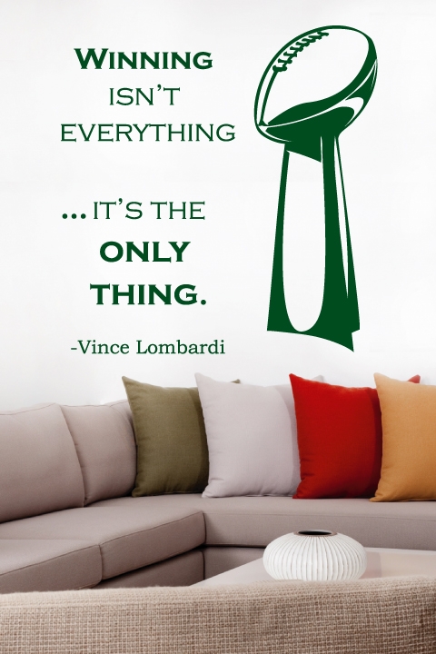 Lombardi Trophy-Wall Decals