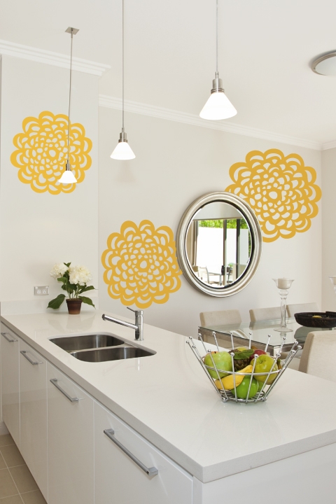 Lace Medallions Wall Decals